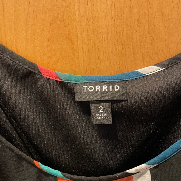 Torrid 3 sleeveless midi dress with flattering lines - Picture 4 of 5